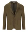 Manuel Ritz Brown Single-breasted Jacket