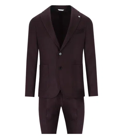 MANUEL RITZ MANUEL RITZ BURGUNDY SUIT