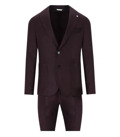 MANUEL RITZ MANUEL RITZ BURGUNDY SUIT