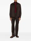 Manuel Ritz Button Pocket Jacket In Brown