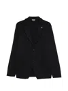 Manuel Ritz Single-breasted Blazer In Black