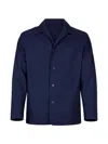 Manuel Ritz Buttoned Pocket Shirt In Blue