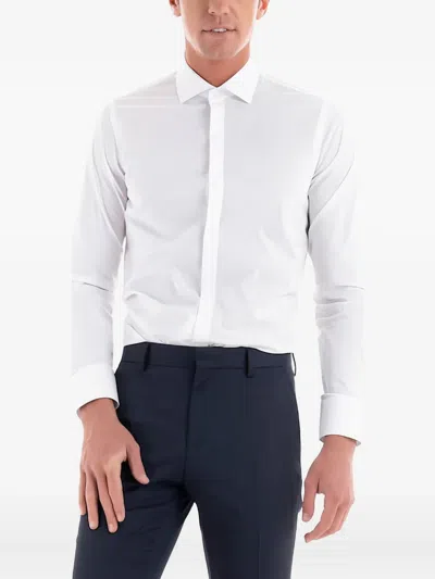 Manuel Ritz Buttoned Shirt In White