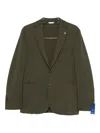 Manuel Ritz Buttoned Single-breasted Jacket In Green