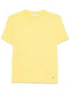 Manuel Ritz Cable-knit Top In Yellow