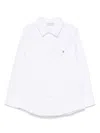 Manuel Ritz Embroidered-logo Shirt In White