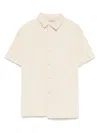 Manuel Ritz Textured Polo Shirt In Beige