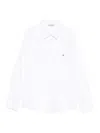 Manuel Ritz Embroidered-logo Shirt In White
