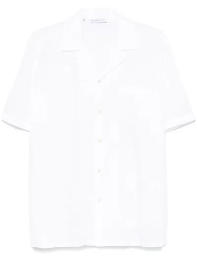 Manuel Ritz Camp-collar Shirt In White