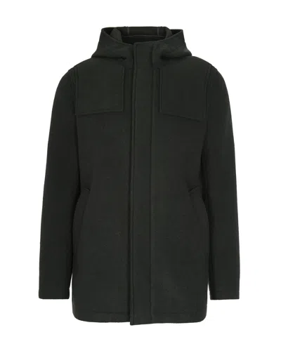 MANUEL RITZ CAPPOTTO CON CAPPUCCIO NERO