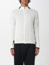 Manuel Ritz Cardigan  Men Color Yellow Cream In White