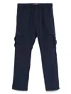 Manuel Ritz Cargo Trousers In Blue