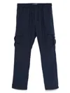 Manuel Ritz Cargo Trousers In Blue