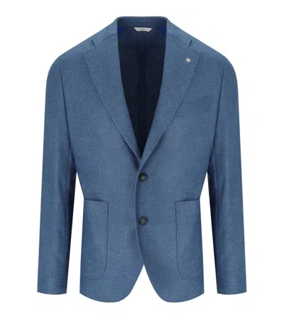 MANUEL RITZ MANUEL RITZ CARTA DA ZUCCHERO SINGLE BREASTED JACKET