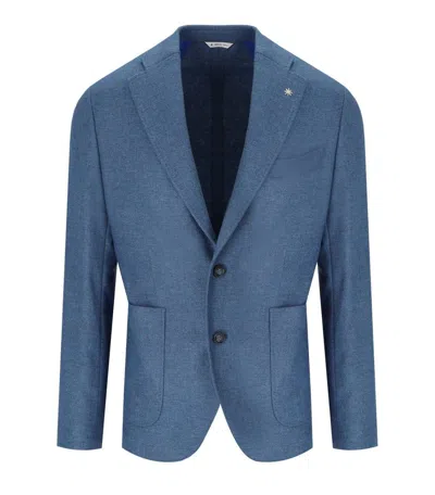 MANUEL RITZ MANUEL RITZ CARTA DA ZUCCHERO SINGLE-BREASTED JACKET