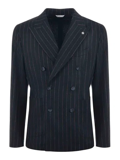Manuel Ritz Jacket In Blue