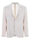 Manuel Ritz Linen Jacket In White