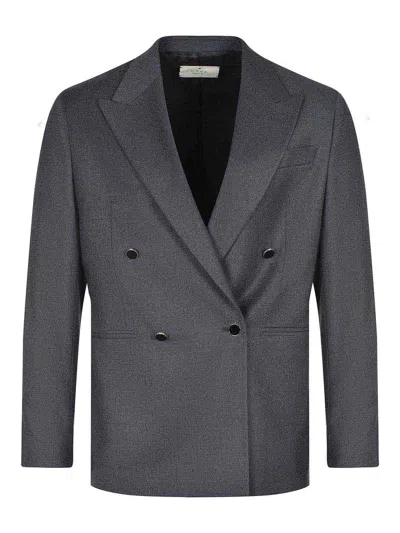 Manuel Ritz Jacket Made Of A Wool Blend In Gray