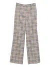 Manuel Ritz Check-pattern Trousers In Multi