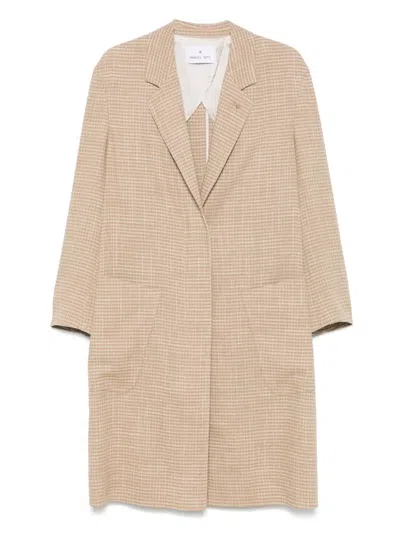 Manuel Ritz Checked Coat