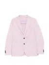 Manuel Ritz Chevron Blazer In Pink