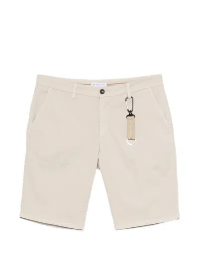 Manuel Ritz Chino-shorts Aus Twill In Neutral