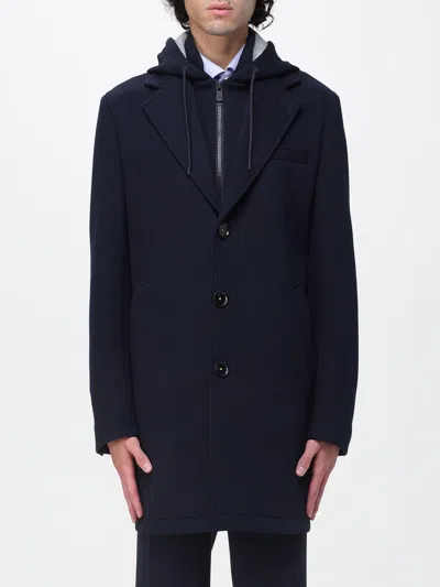 Manuel Ritz Coat  Men Color Blue