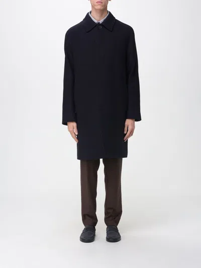Manuel Ritz Coat  Men Color Blue In Black