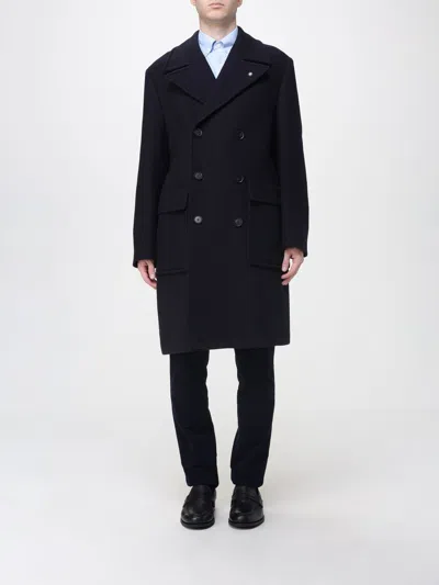Manuel Ritz Coat  Men Color Blue