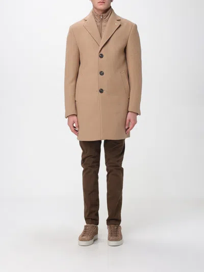 Manuel Ritz Coat  Men Color Camel In Brown