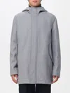 Manuel Ritz Hooded Parka In Gray
