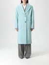 Manuel Ritz Coat  Woman Color Blue In Multi