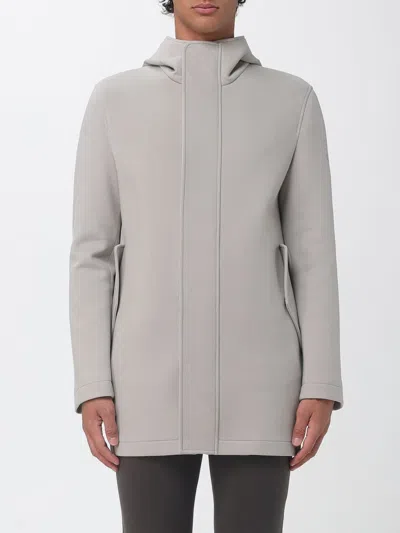 Manuel Ritz Coat Men Color Sand In Gray