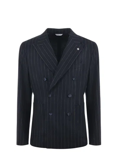 Manuel Ritz Jackets In Blue
