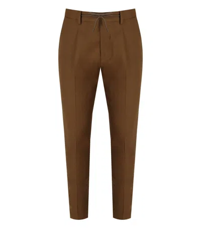 Manuel Ritz Cognac Pants In Brown