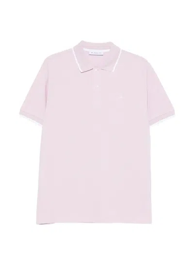 Manuel Ritz Poloshirt Mit Kontrastdetail In Pink