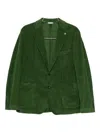 Manuel Ritz Corduroy Blazer In Green