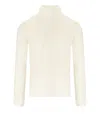 Manuel Ritz Cream Turtleneck Jumper In White