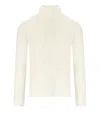 Manuel Ritz Cream Turtleneck Sweater In Neutral
