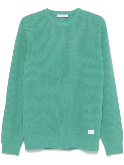 Manuel Ritz Crew-neck Sweater In Green