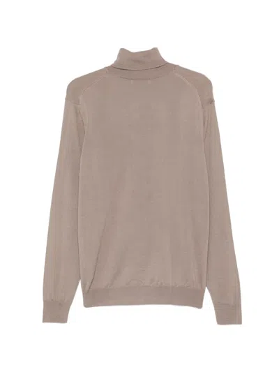 Manuel Ritz Crew-neck Sweater In Brown