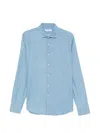 Manuel Ritz Denim Shirt In Blue
