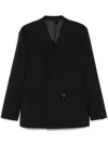Manuel Ritz Double-breasted Blazer In Black