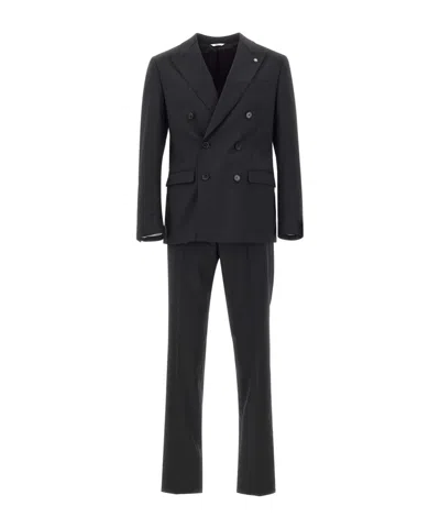 MANUEL RITZ MANUEL RITZ DOUBLE-BREASTED TWO-PIECE SUIT