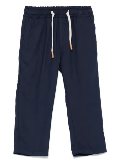 Manuel Ritz Babies' Drawstring-waistband Trousers In Blue