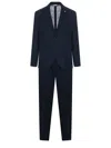 Manuel Ritz Linen Suit In Blue