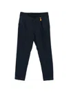 Manuel Ritz Elasticated Trousers In Blue