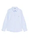 Manuel Ritz Embroidered-logo Shirt In Blue