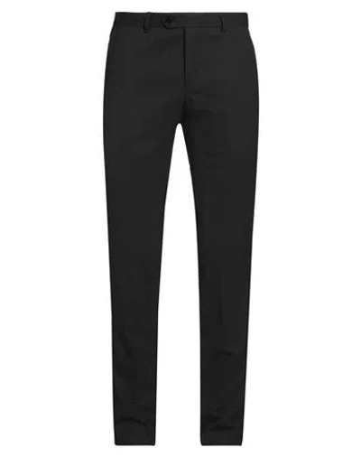 Manuel Ritz Evening Man Pants Black Size 34 Polyester, Wool, Elastane
