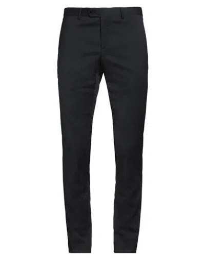 Manuel Ritz Evening Man Pants Midnight Blue Size 36 Wool, Elastane In Black